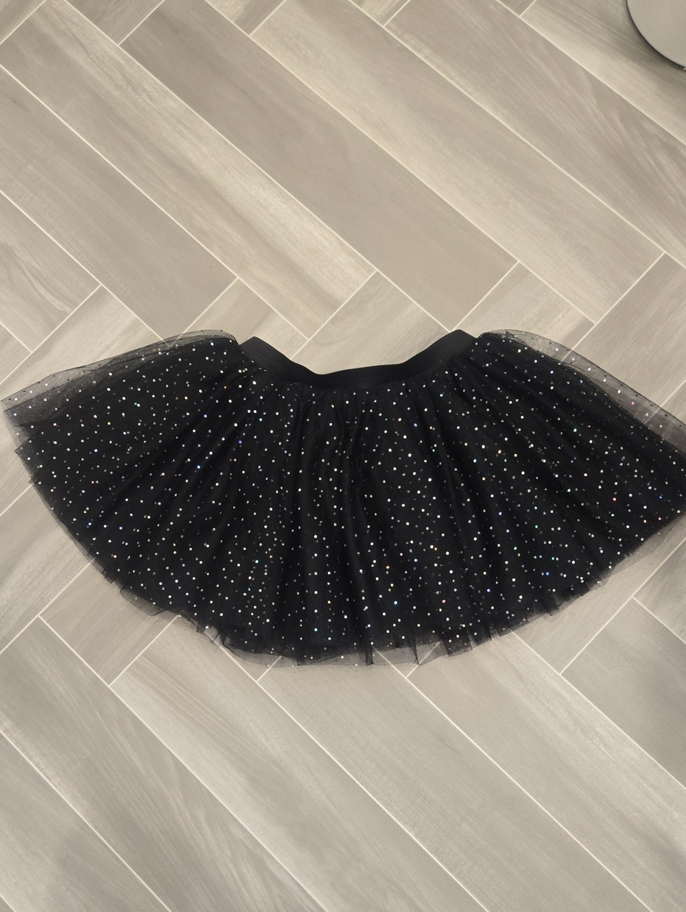 Claire's Black Sparkle Tutu
